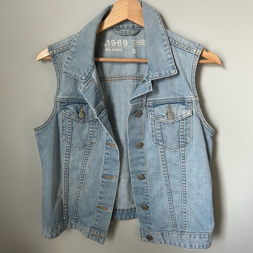 Gap denim vest